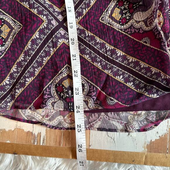 RAMY BROOK Saffron Mixed Print Silk Blouse Size Small Business Casual - Picture 11 of 11